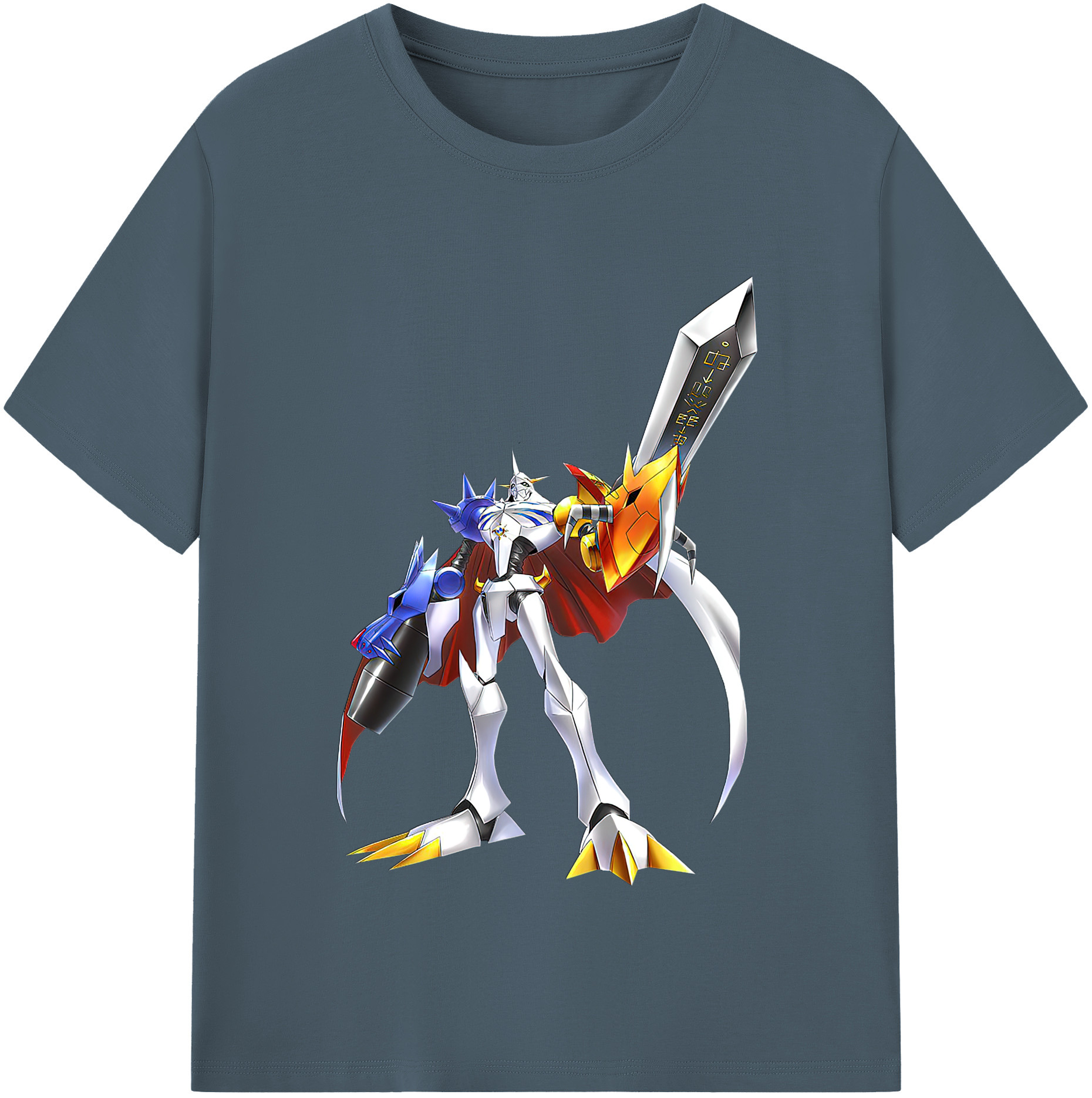 （画像用） Digimon デジタルモンスター/デジモン 綿100％半袖Tシャツ（フロントプリント）